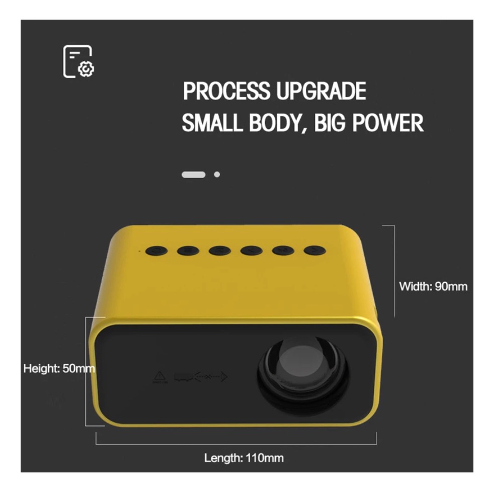 Foto 6 pulgar | Mini Proyector Led Y Reproductor De Video De Cine En Casa - Venta Internacional