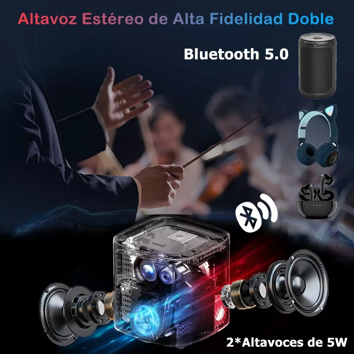Foto 5 pulgar | Proyector Bigview T08 Professional 4k Android Tv 9.0 1080p