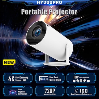 Foto 6 | Miniproyector Y300pro Hd 4k Con Resolución 720p 160 Lúmenes - Venta Internacional