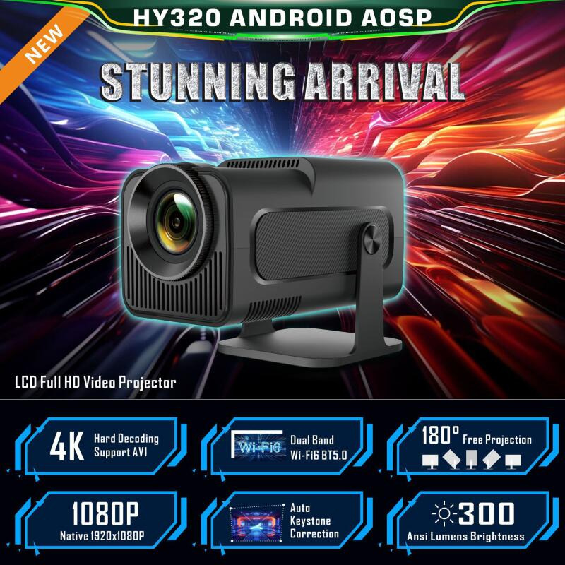 Foto 3 pulgar | Proyector Aiita Y320 4k Wifi Hd 1080p Resolución 390lm - Venta Internacional.