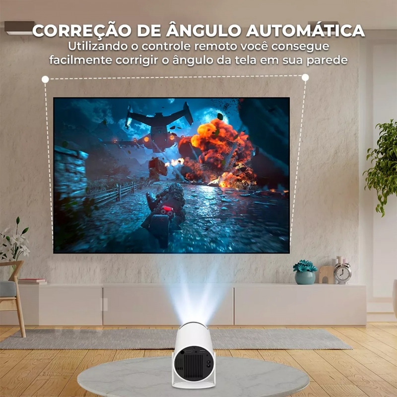 Foto 8 pulgar | Mini Proyector Portátil 4k Android Full Hd Smart Wifi - Venta Internacional.