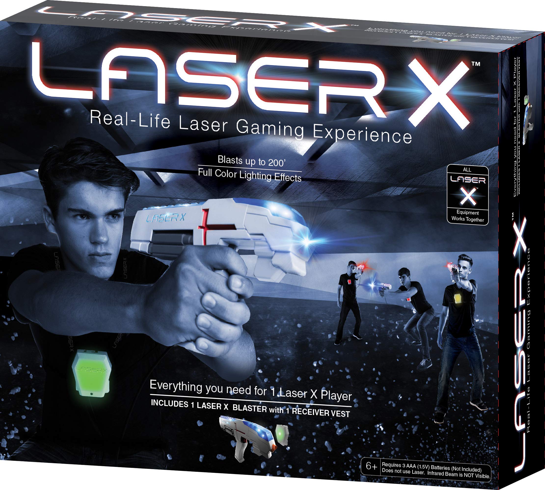 Set De Juego Laser X Para Un Jugador Con Chaleco Receptor - Venta Internacional.