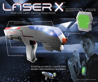 Foto 2 | Set De Juego Laser X Para Un Jugador Con Chaleco Receptor - Venta Internacional.
