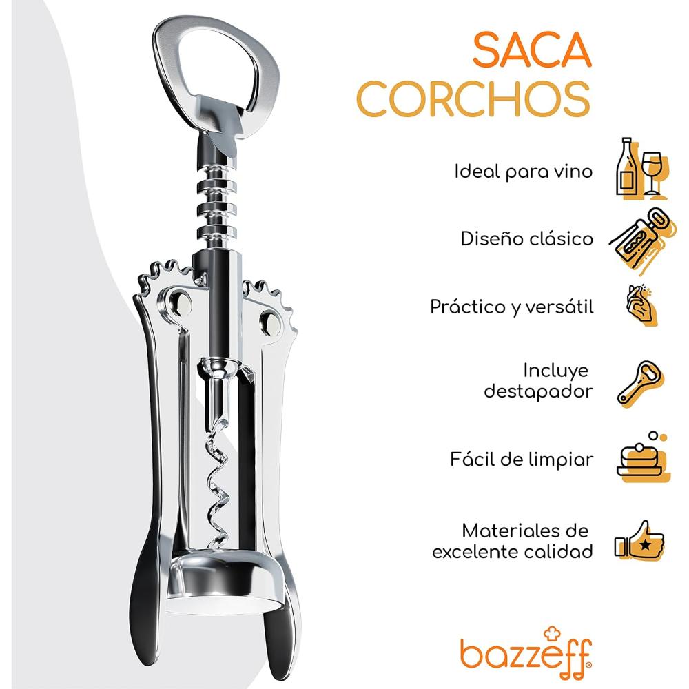 Foto 3 pulgar | Sacacorchos Plata