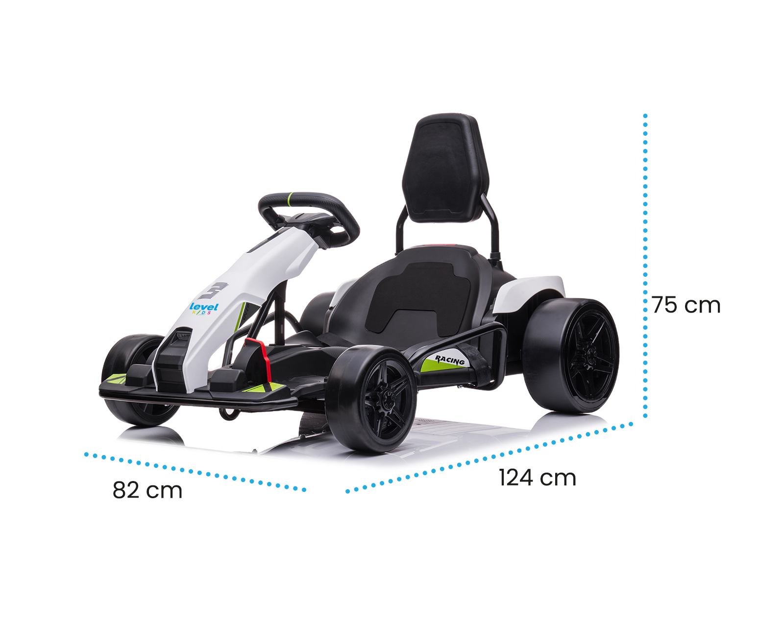 Foto 3 pulgar | Level Kids Go Kart Montable Electrico 12km/h 12v