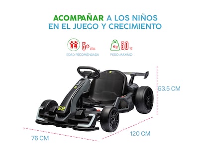 Foto 3 | Go Kart Level Home Turbox Negro