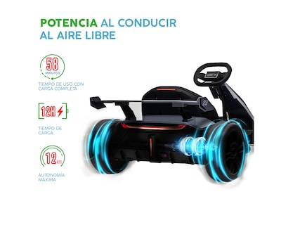 Foto 4 | Go Kart Level Home Turbox Negro