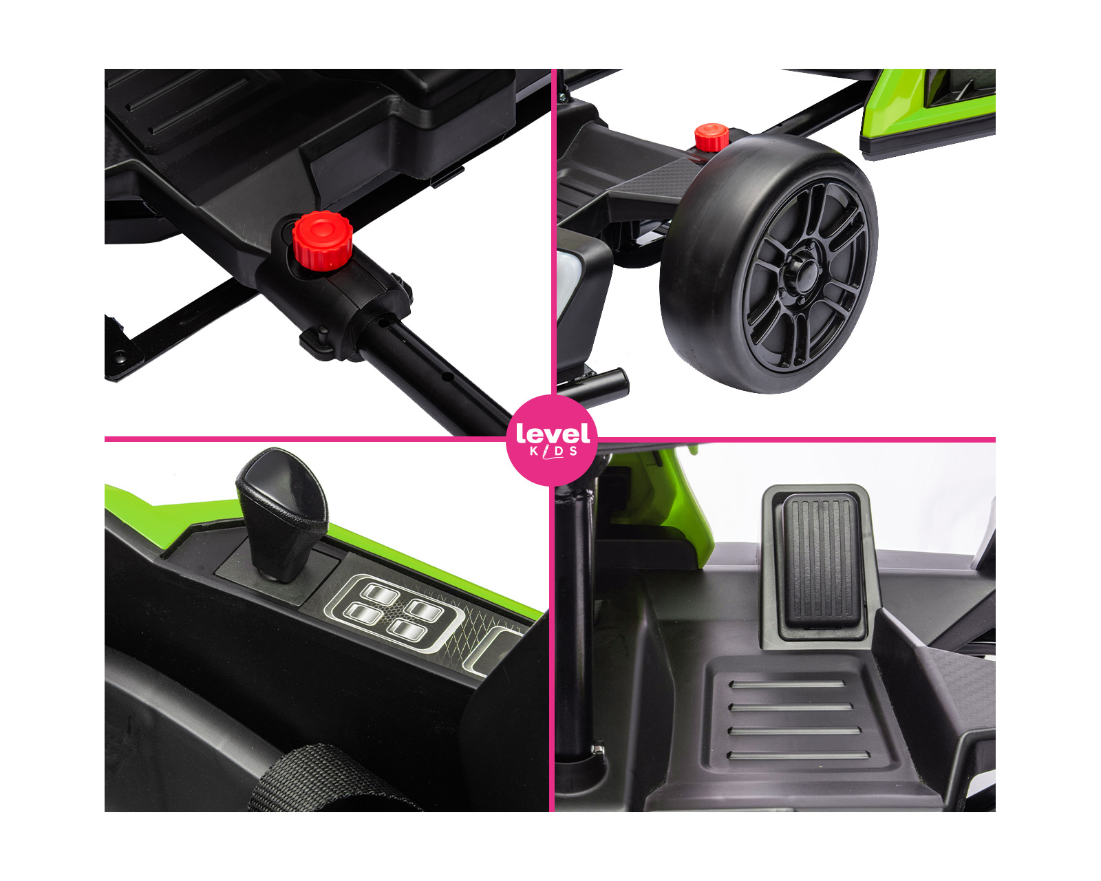 Foto 6 pulgar | Go Kart Level Home Turbox Verde