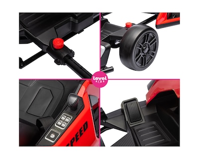 Foto 5 | Go Kart Level Home Turbox Rojo