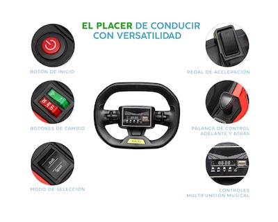 Foto 6 | Go Kart Level Home Turbox Rojo
