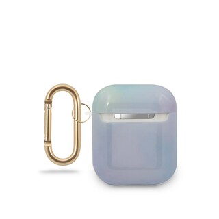 Foto 2 | Case Guess GUACCSILGLBL color Azul para AirPods y AirPods 2