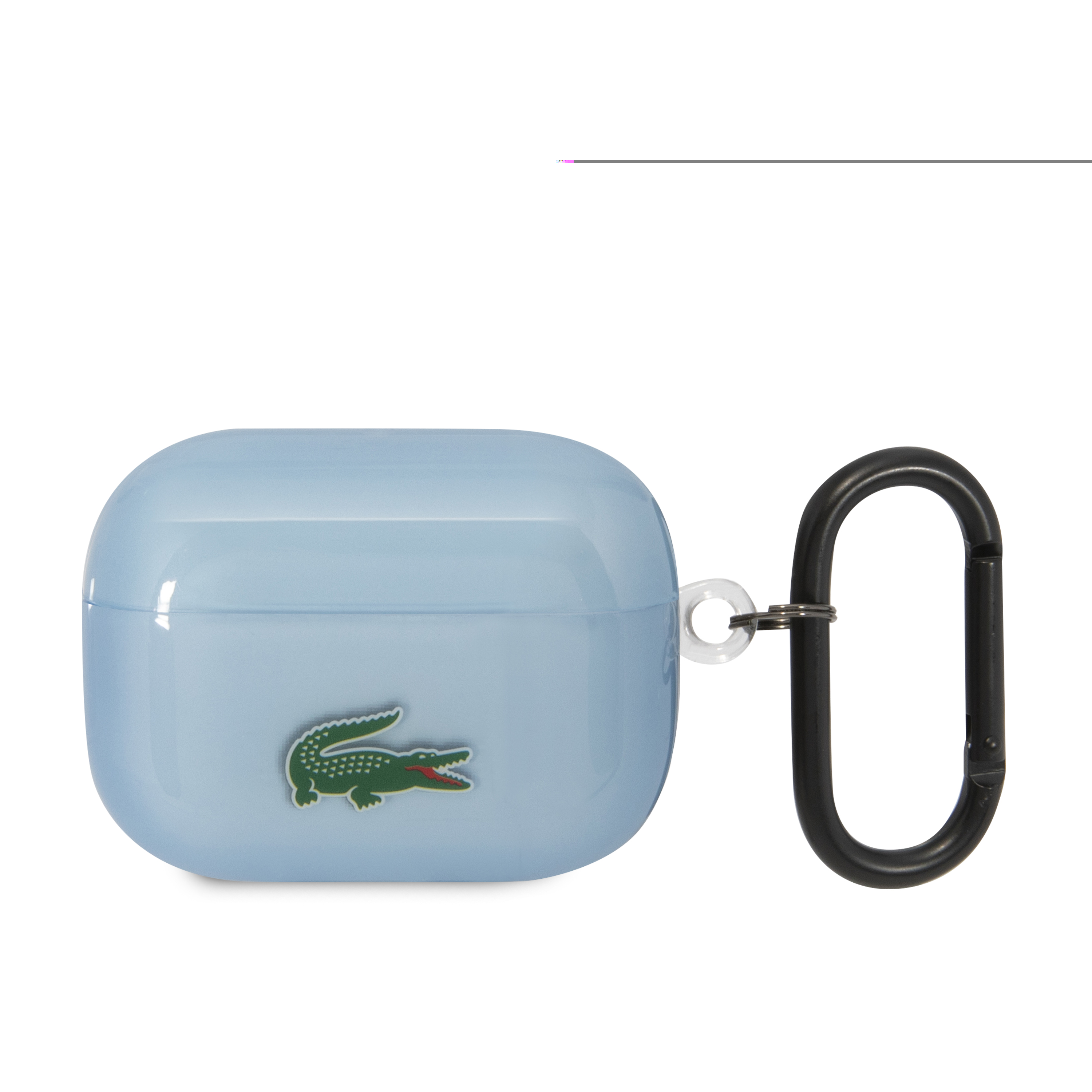 Funda Lacoste Logo Cocodrilo Para Airpod Pro 1 Y 2 Azul