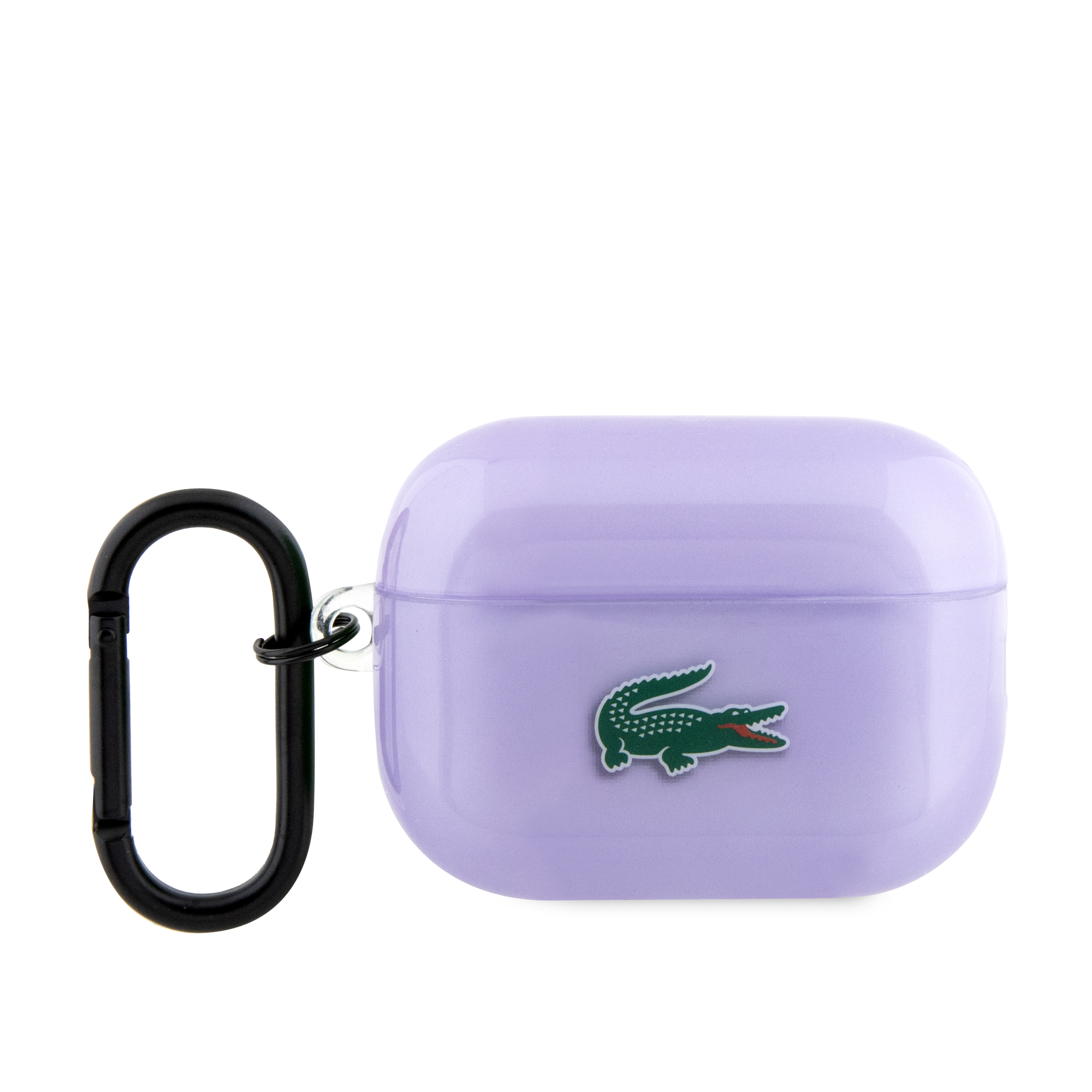 Foto 2 pulgar | Funda Morada Lacoste Cocodrilo Compatible Con Airpod Pro 1 Y 2