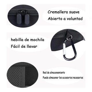 Foto 5 | Funda Protectora Belug Para Bocina Bluetooth Estuche Negro