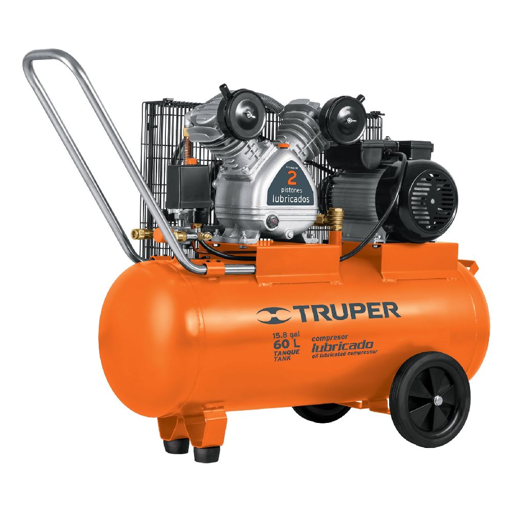 Compresor Horizontal 60 L Truper Comp-60 LB 4 HP 127 V