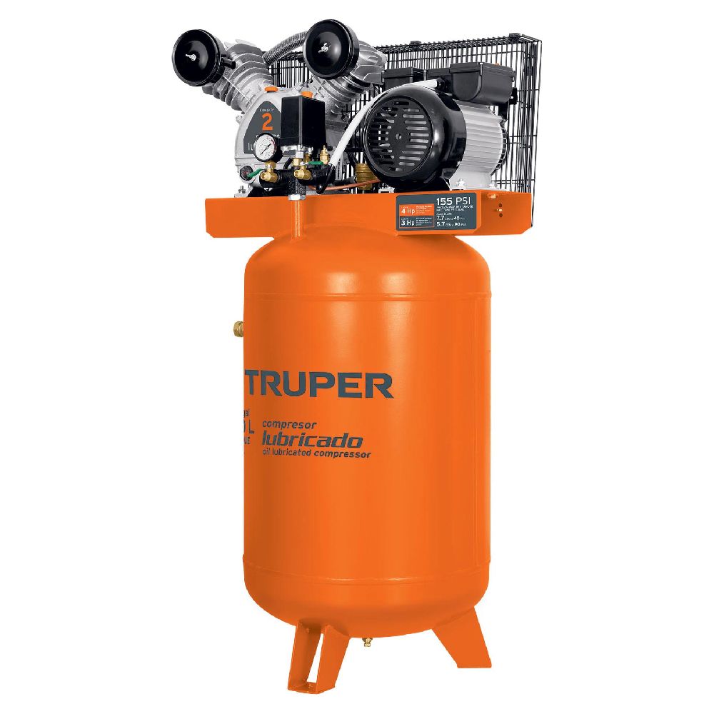 Foto 2 pulgar | Compresor Vertical 120 L Truper Comp-120LV 4 HP 220 V