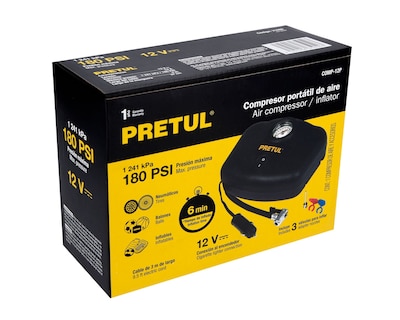 Foto 2 | Compresor de Aire para Auto 12 v Pretul Comp-12p con 3 Válvulas