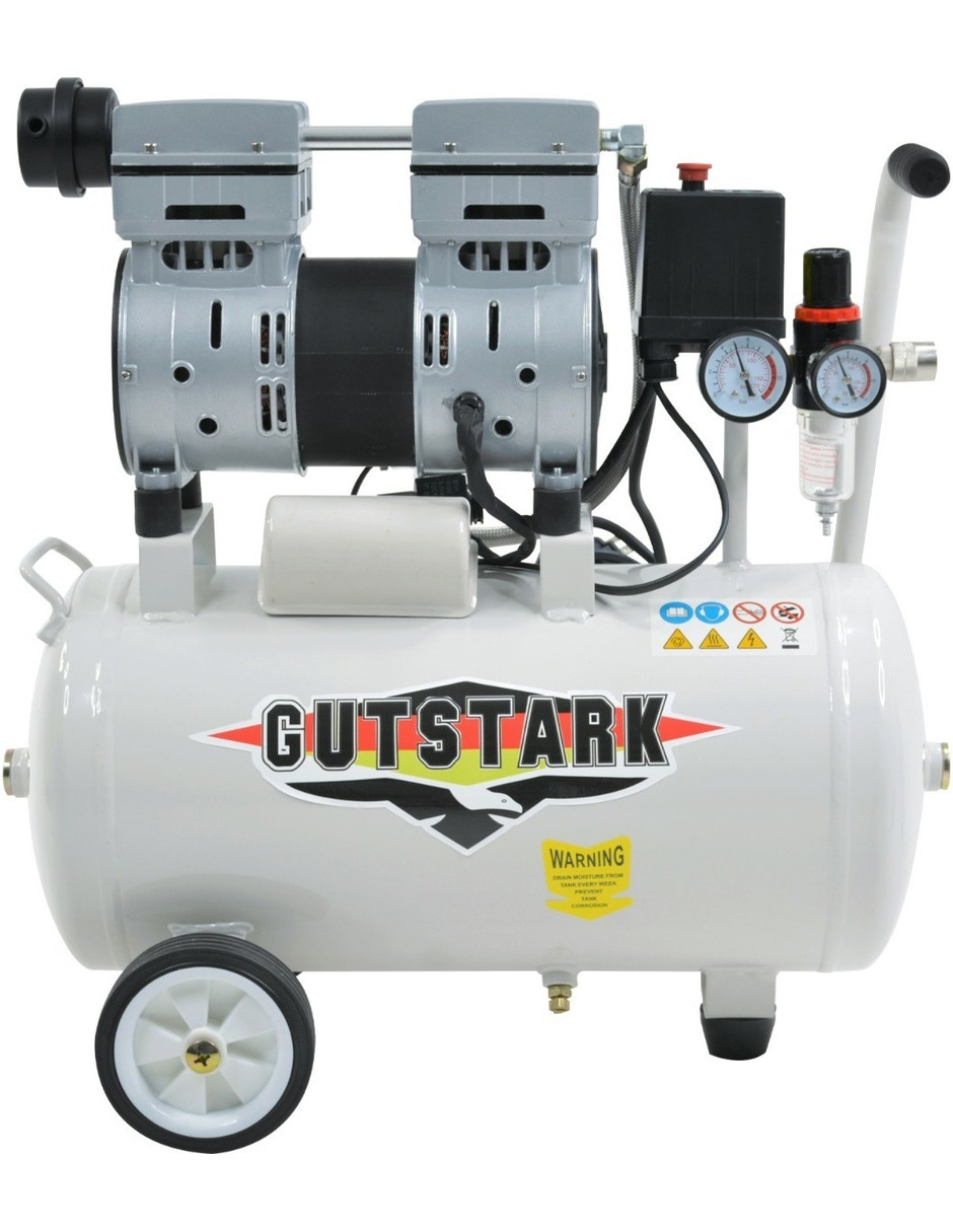 Foto 3 pulgar | Compresor de Aire Eléctrico Portátil Gutstark 25 L 127v 1hp 2 Pistones