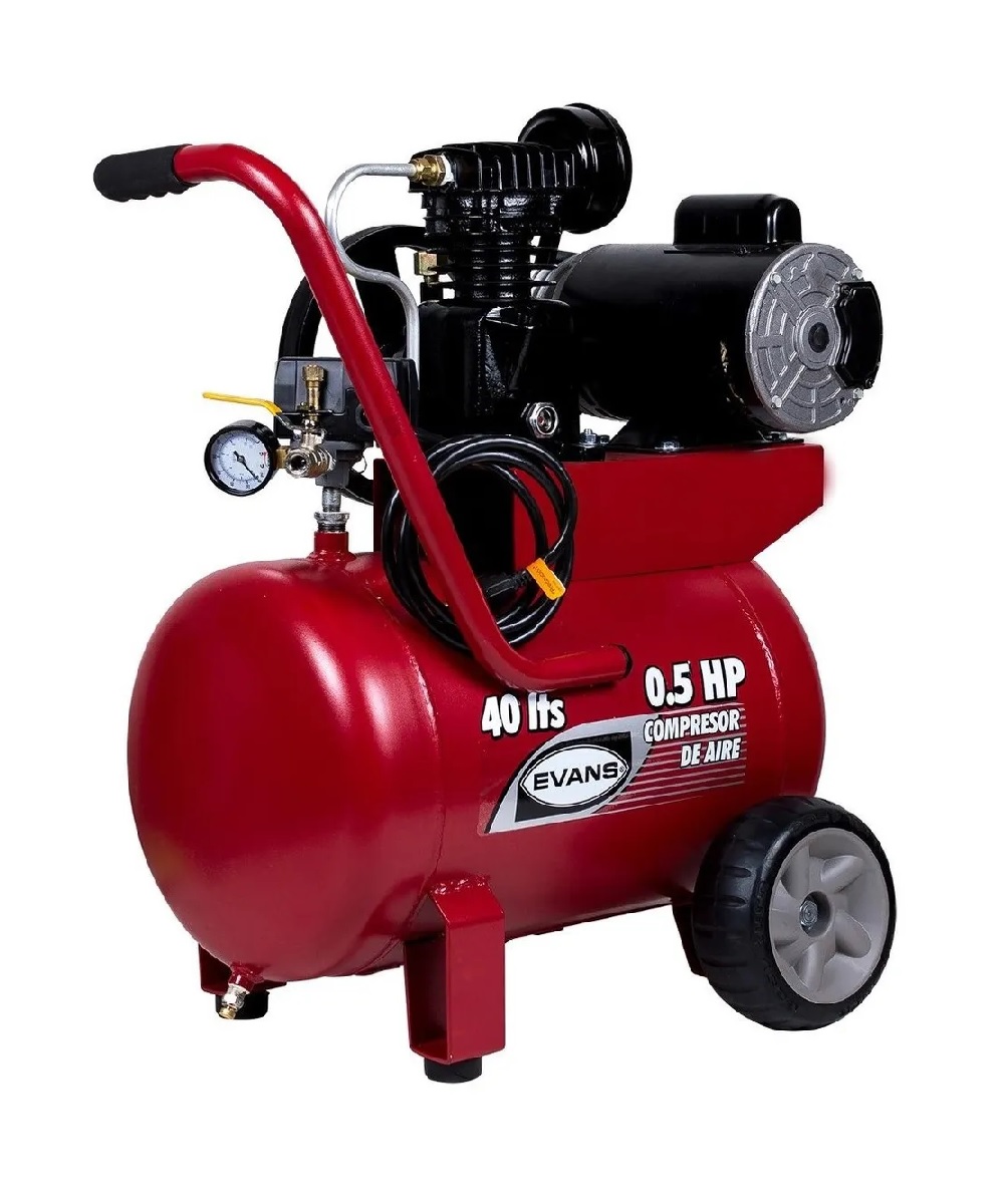 Foto 2 pulgar | Compresor de Aire Evans 1/2 Hp 40 Litros 13 Amp
