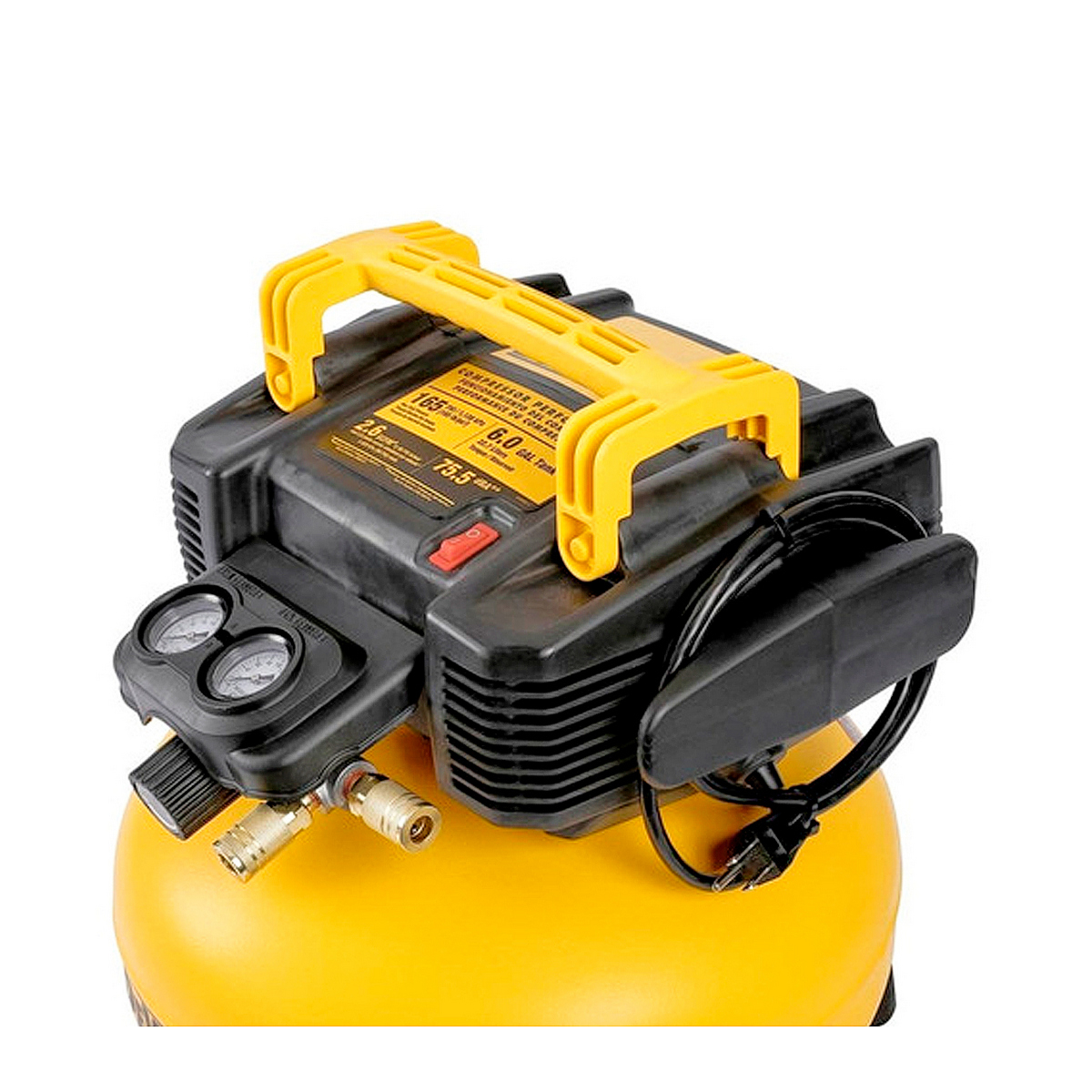 Foto 3 pulgar | Compresor DeWALT Libre De Aceite 120 Volt 3300 Rpm 0.9 Hp 22.7lt 165psi