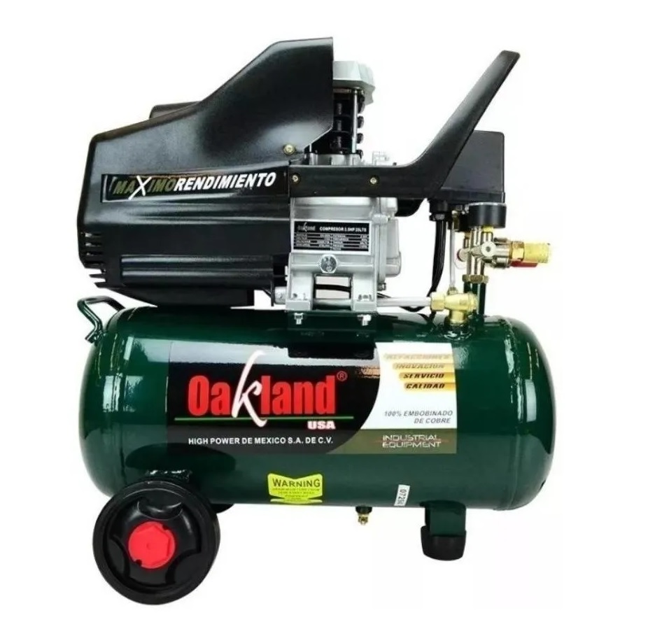Compresor Eléctrico de Aire Oakland CA-2525 color Verde