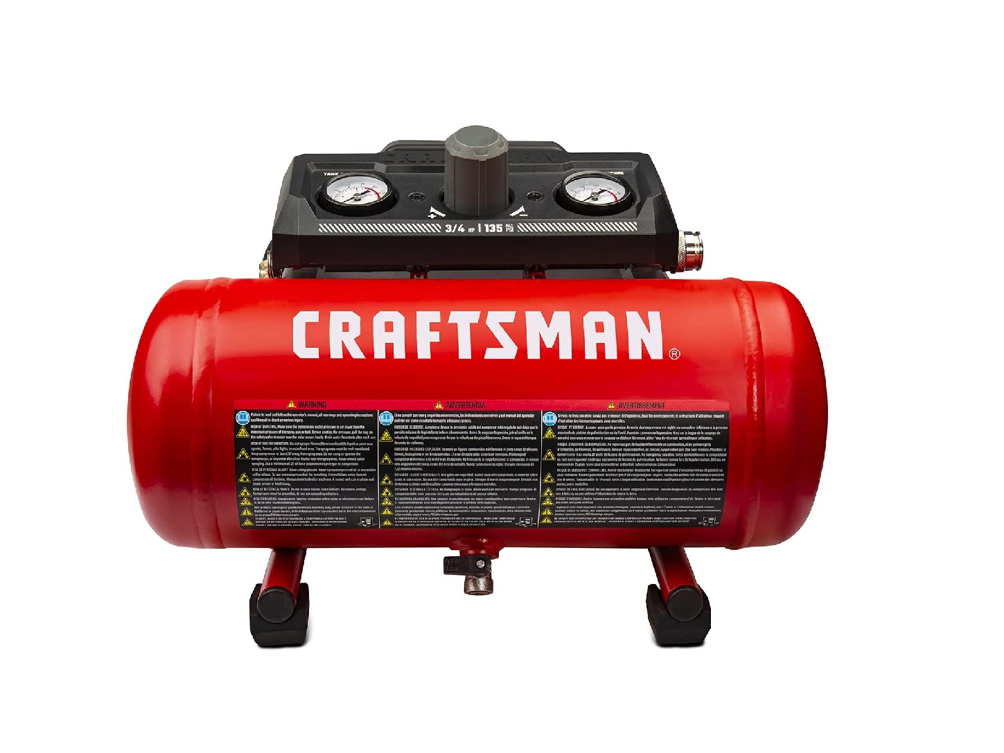 Foto 1 | Compresor de Aire Hotone CMXECXA0200141A Craftsman color Rojo Portátil de 3/4 HP de 1.5 Galones