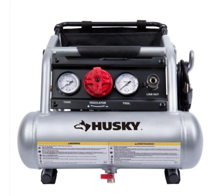 Compresor Silencioso 1 Gal. Husky Modelo B08B5LNQX6