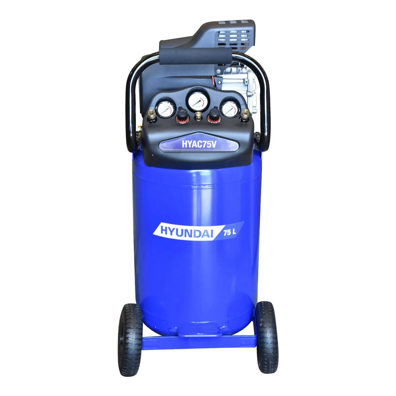 Foto 3 pulgar | Compresor de Aire Hyundai 75 Litros 2 Hp Tanque Vertical - Hyac75v