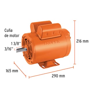 Foto 5 | Motor Eléctrico Monofásico Truper de 1 1/2 Hp