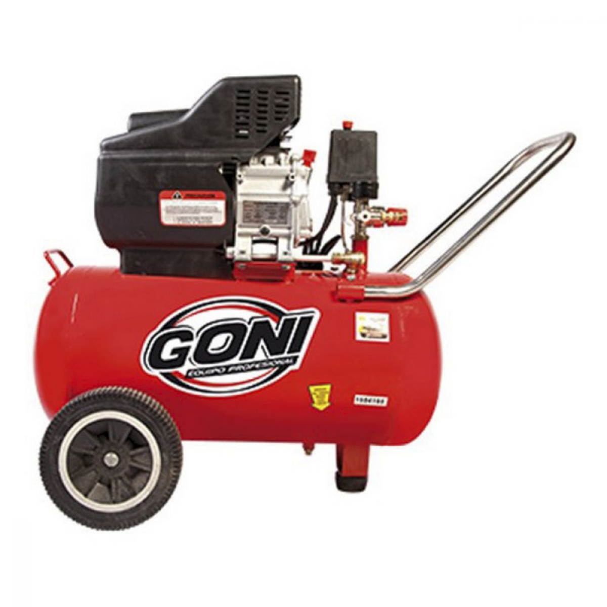 Compresor Moto Lubricado Goni 120 Volt 3000 Rpm 3.5 Hp 40lt 120psi Horizontal