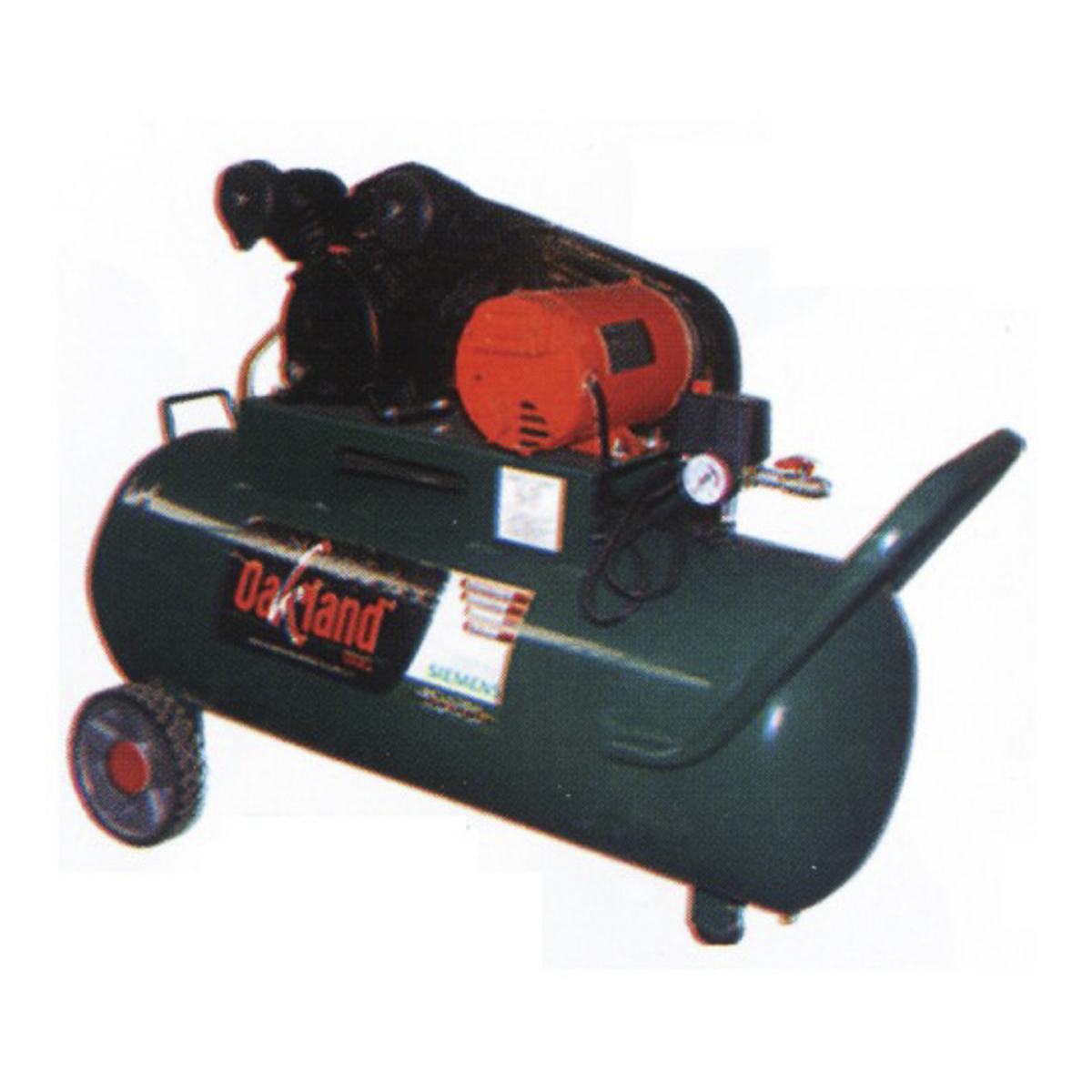Compresor Banda Oakland 110 Volt 1750 Rpm 1.0 Hp 108 Lt 120 Psi Horizontal