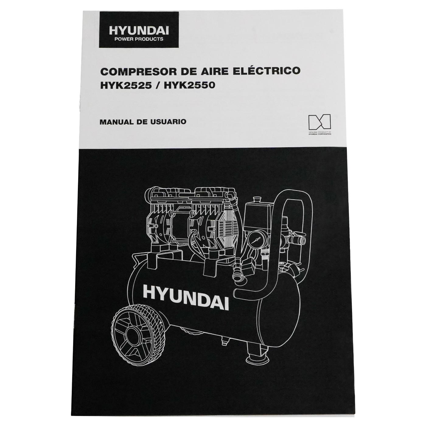 Foto 8 pulgar | Compresor Electrico 1 Hp Hyundai 50 Litros 110v-60hz - Hyk2550