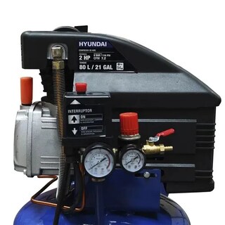 Foto 7 | Compresor De Aire Hyundai 80 Litros 2 Hp 116psi 110v/60hz Vertical - Hyac80v