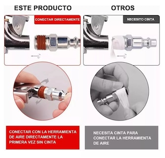 Foto 3 | Kit de Accesorios Aire para Compresor Lab.G con Manguera 20 Piezas