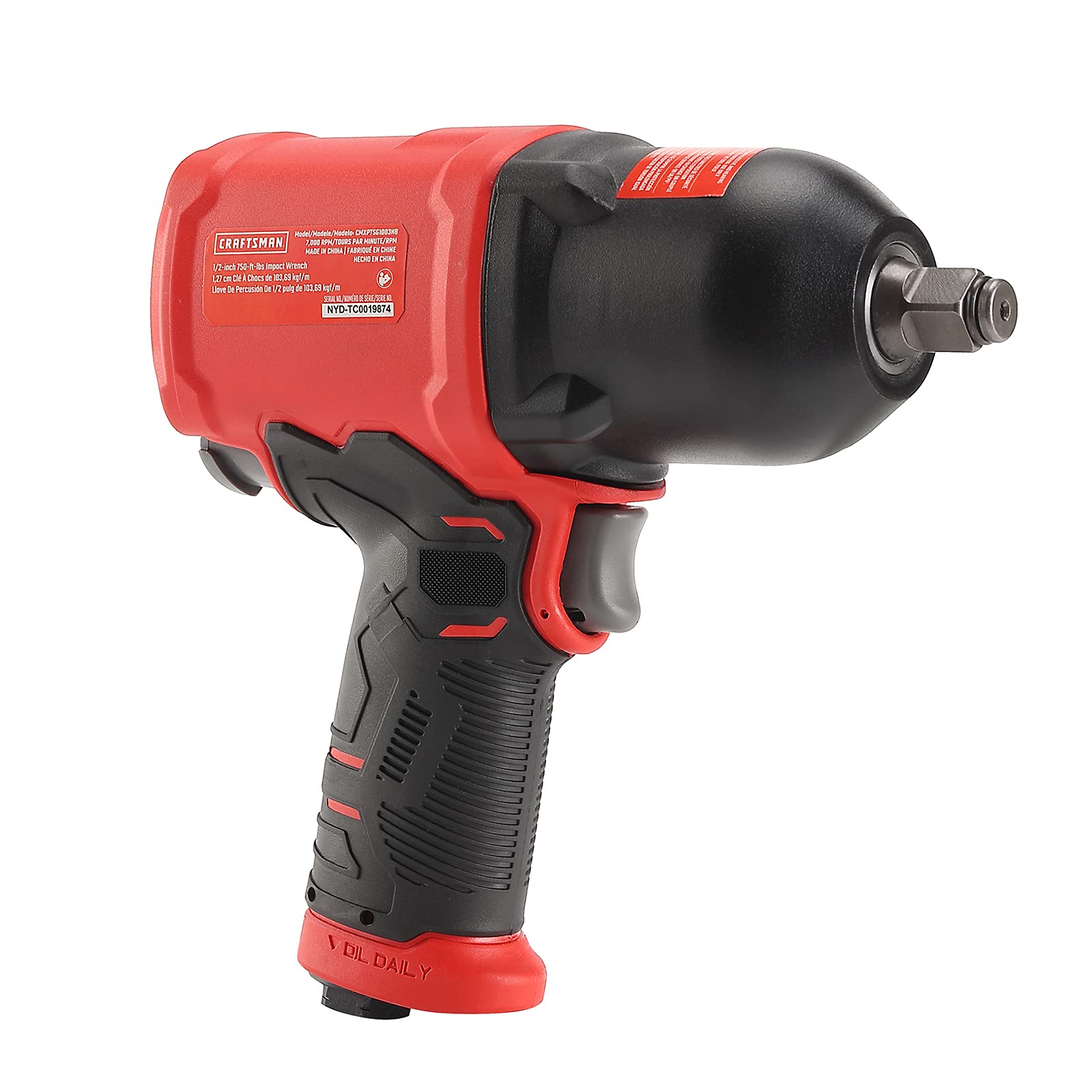 Foto 6 | Llave Neumática De Impacto Craftsman Cmxptsg1003nb, 1/2 Pulgada, 750 Pies-libras - Venta Internacional.