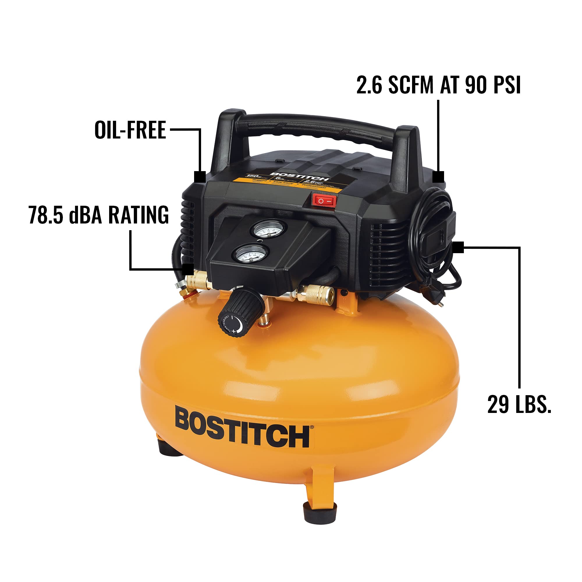 Foto 6 | Kit Combinado De Compresor Y Manguera Pin Nailer Bostitch 23l - Venta Internacional.