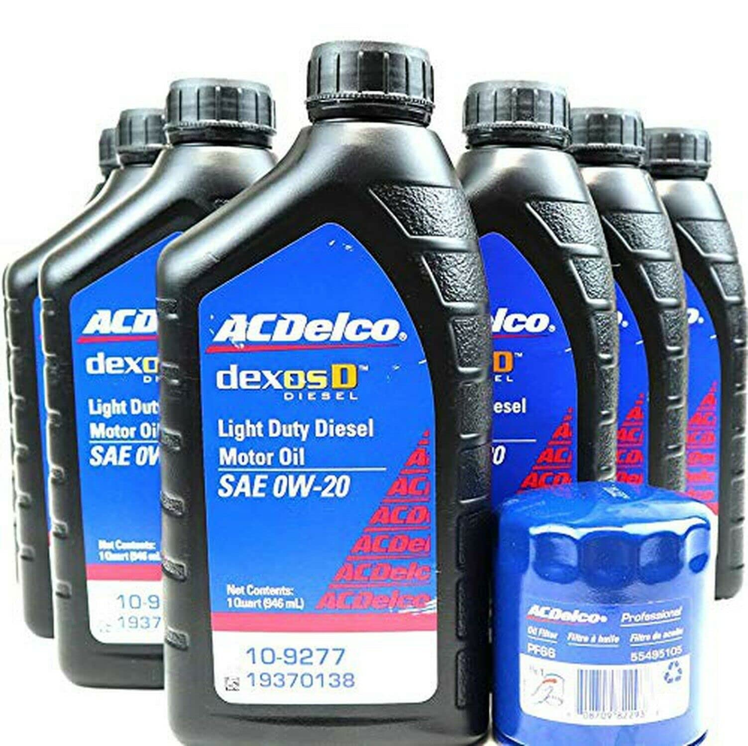 Kit De Cambio De Aceite Y Filtro De Aceite De Motor Ac Delco Dexosd 0w-20 - Venta Internacional.