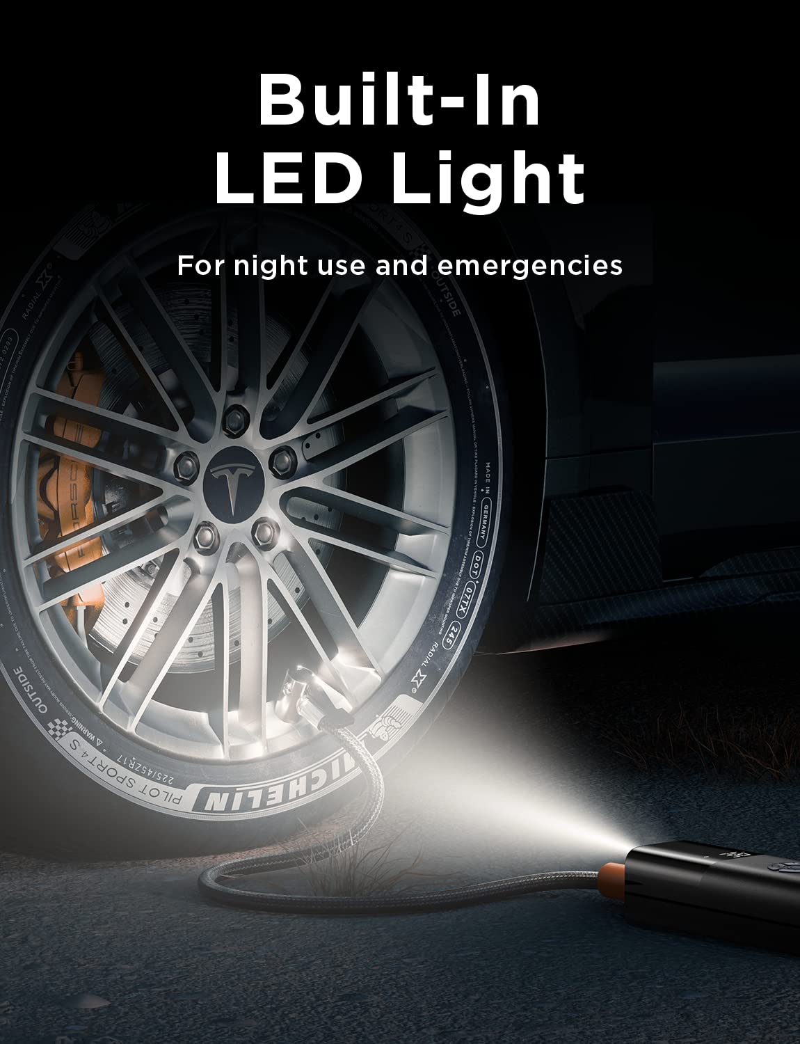 Foto 8 pulgar | Inflador De Neumáticos Lisen, Compresor De Aire Portátil, 12 V, 38 L/min, 150 Psi - Venta Internacional.