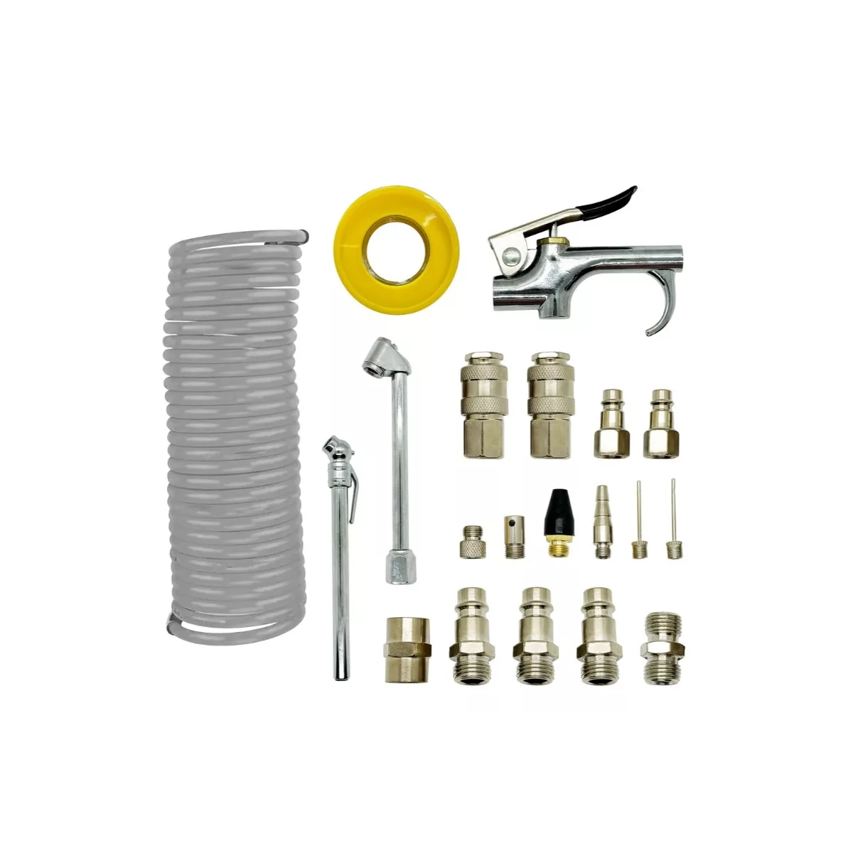 Kit de Accesorios para Compresor de Aire de 20 Piezas EO Safe Imports ESI-15998 Plata