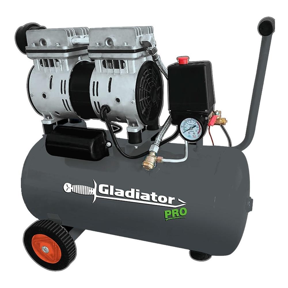 Foto 2 pulgar | Compresor Libre De Aceite Gladiator Bajo Ruido 3/4hp 120v