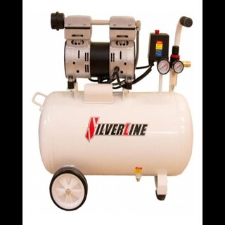 Foto 2 | Compresor De Uso Dental Silencioso 50l 1hp Marca Silverline