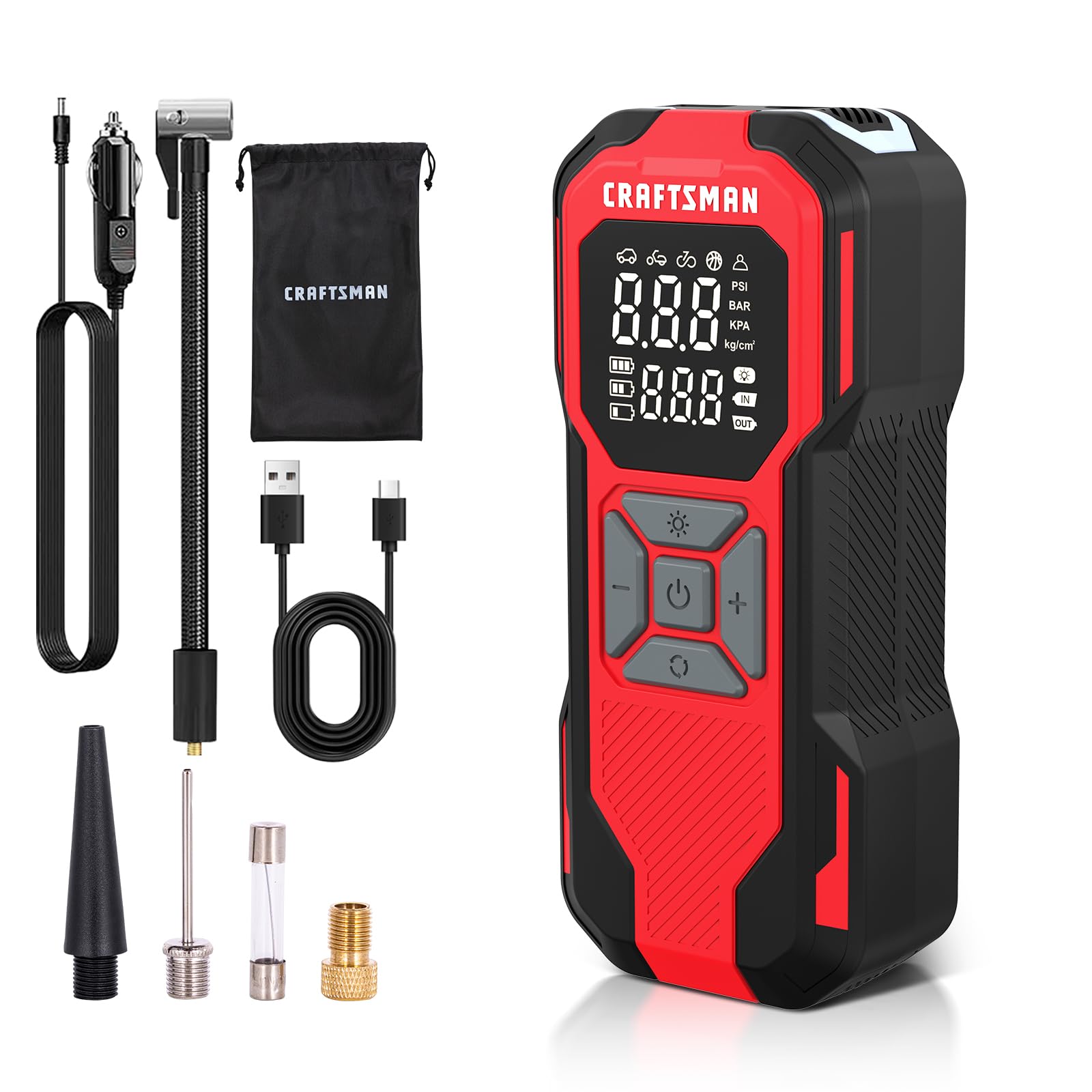 Foto 1 | Inflador De Neumáticos Craftsman, Compresor De Aire Portátil, 150 Psi, 12 V - Venta Internacional.