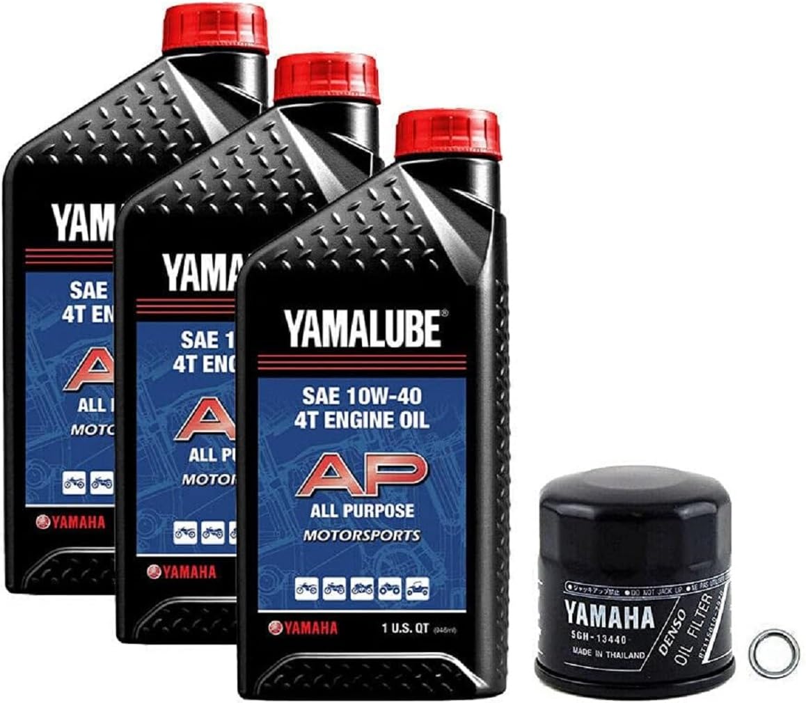 Kit De Cambio De Aceite Yamalube 10w-40 Para Yamaha Grizzly 700 4x4 - Venta Internacional.