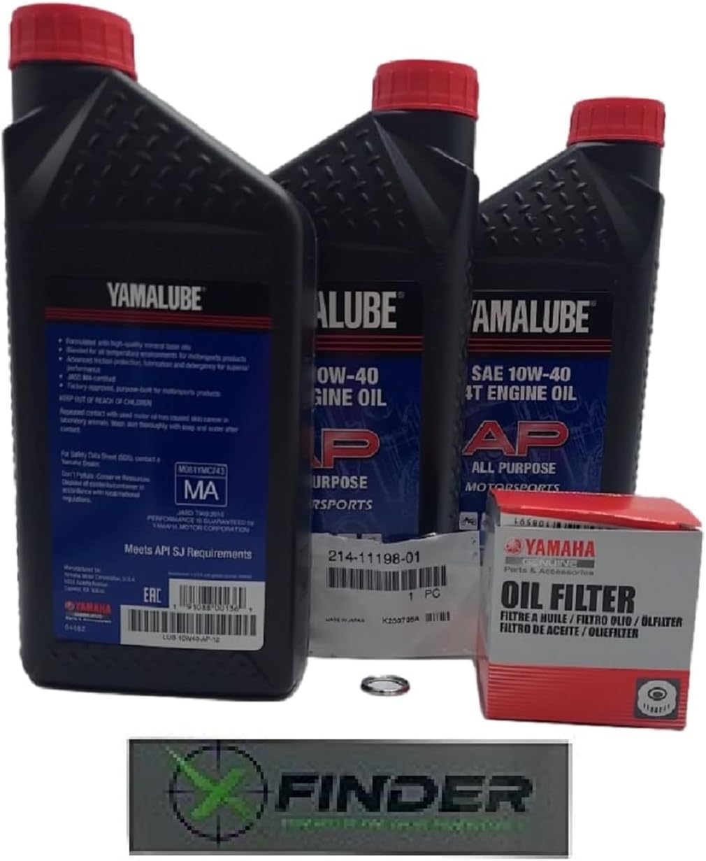 Foto 3 pulgar | Kit De Cambio De Aceite Yamalube 10w-40 Para Yamaha Grizzly 700 4x4 - Venta Internacional.