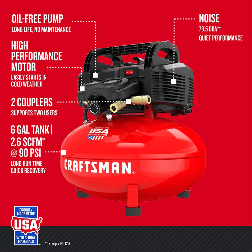Foto 3 pulgar | Compresor De Aire Craftsman Cmec6150k 6 Galones 150 Psi - Venta Internacional.