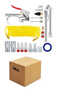 Foto 1 | Kit Accesorios Aire Para Compresor Con Manguera 20 Piezas