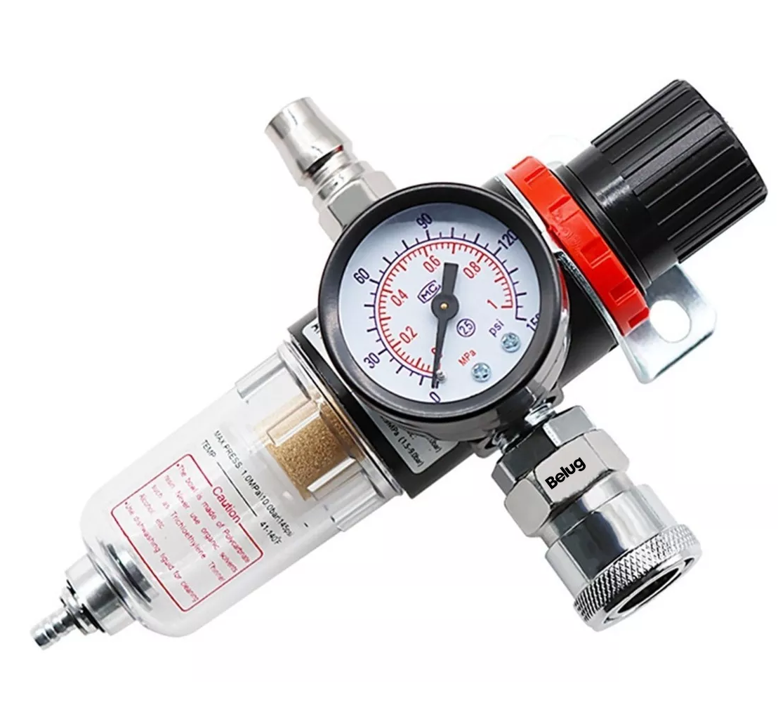 Filtro De Humedad De Regulador Del Compresor De Aire 1/4 Belug