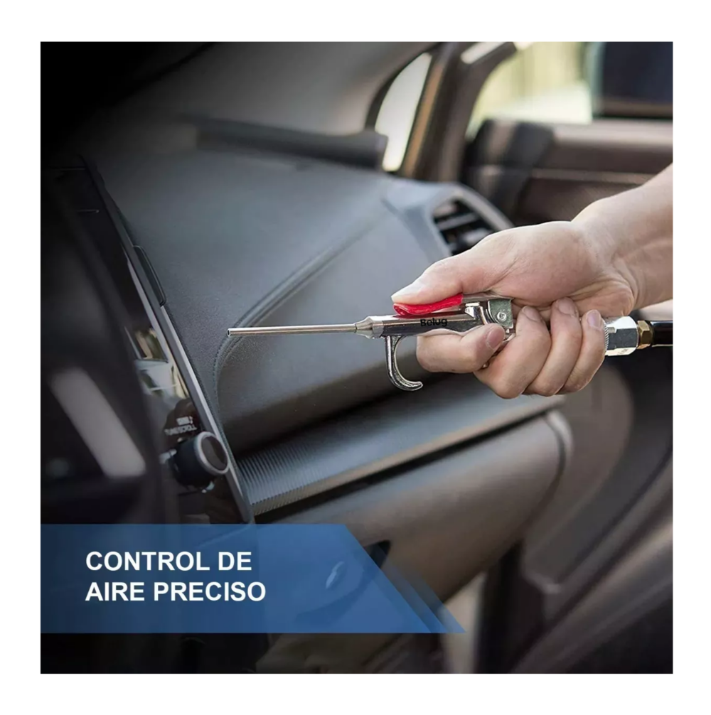 Foto 4 pulgar | Kit Accesorios Compresor De Aire 17 Piezas Con Pistola Belug Plata