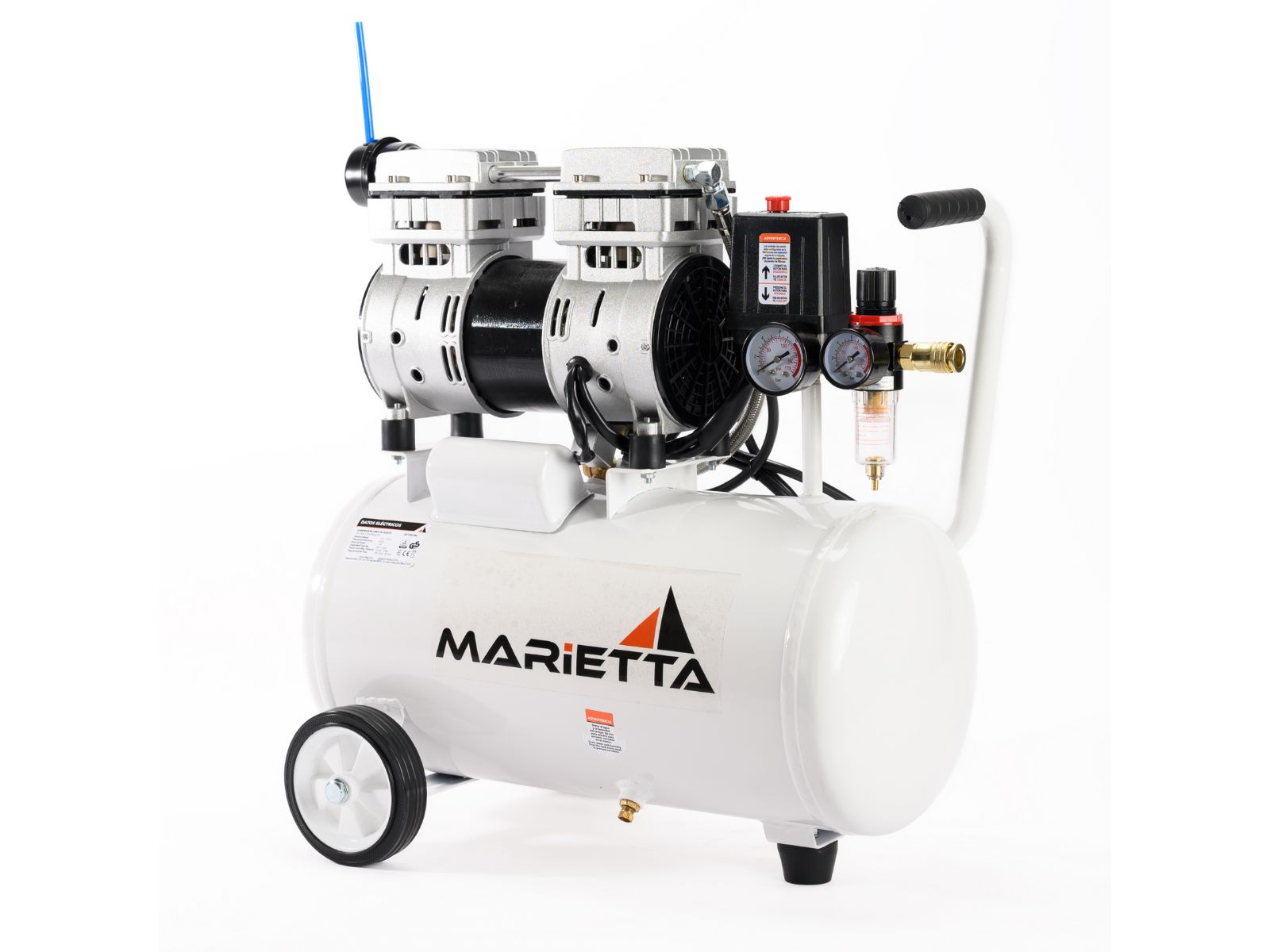 Foto 1 | Compresor De Aire 1hp Libre De Aceite Tanque De 24 Litros