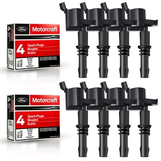 Foto 1 | Paquete De Bobinas De Encendido Y Juego De Bujías De 8 Piezas Mas Dg511 Para Ford - Venta Internacional.